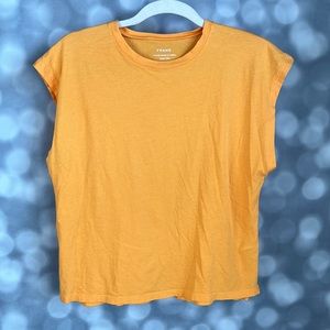Frame Denim Orange Tank Top